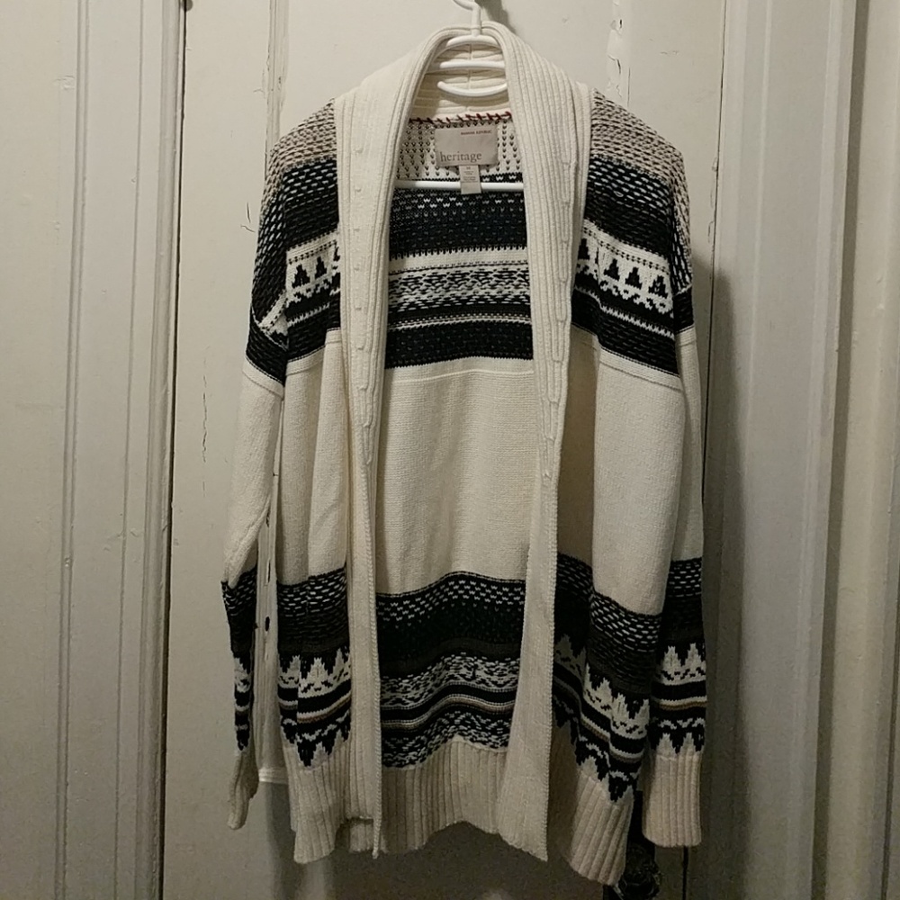 Banana Republic Heritage Open Cardigan M